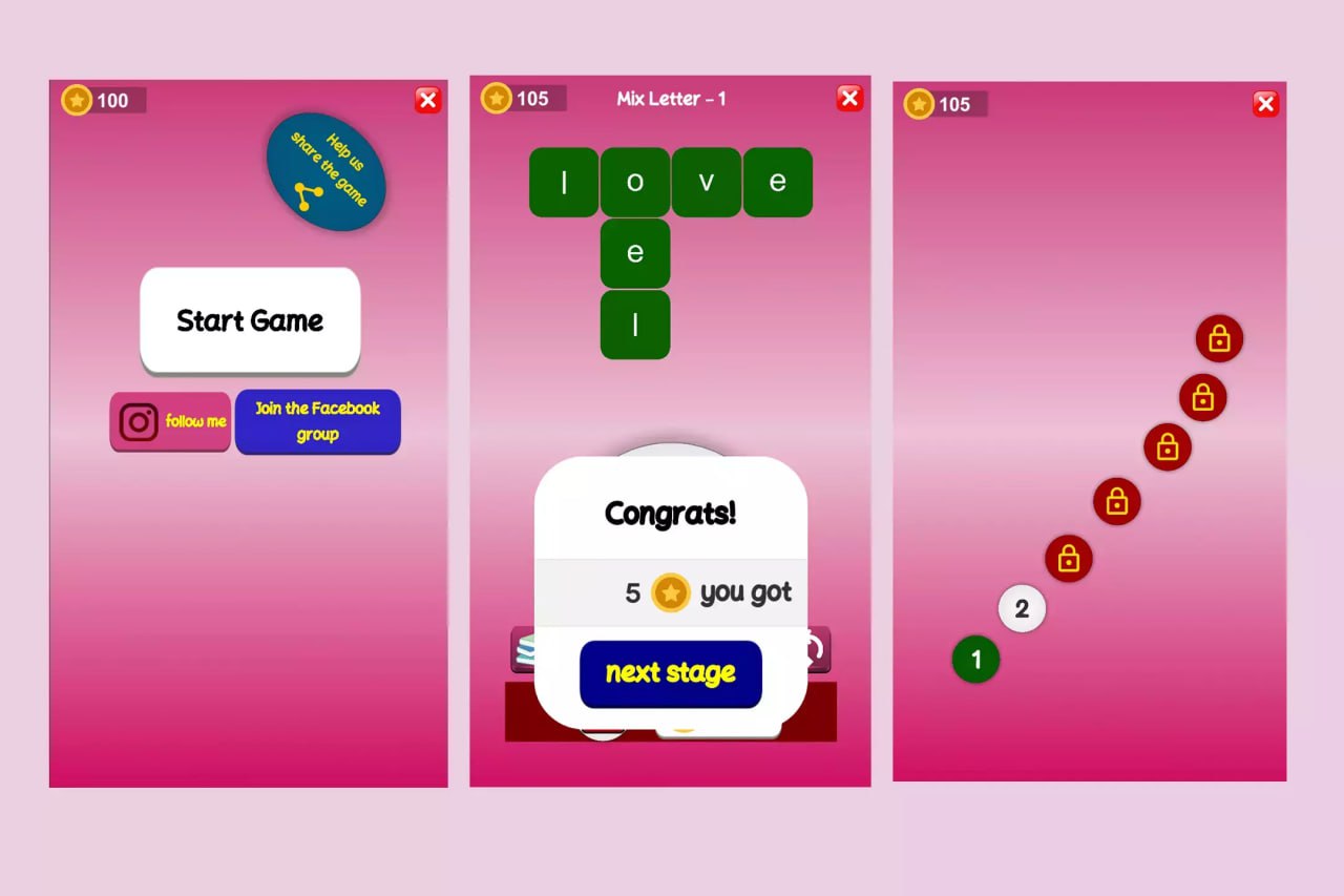 Mix Letters (Word Games)📱 - изображение 3
